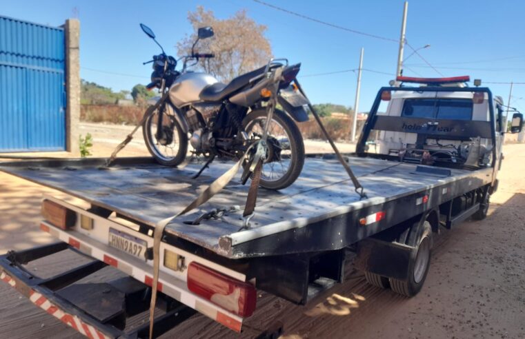 Agressor preso e moto adulterada apreendida