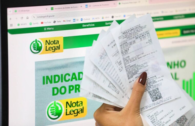 DF tem até o dia 20 para destinar créditos do Nota Legal para uso com IPTU ou IPVA