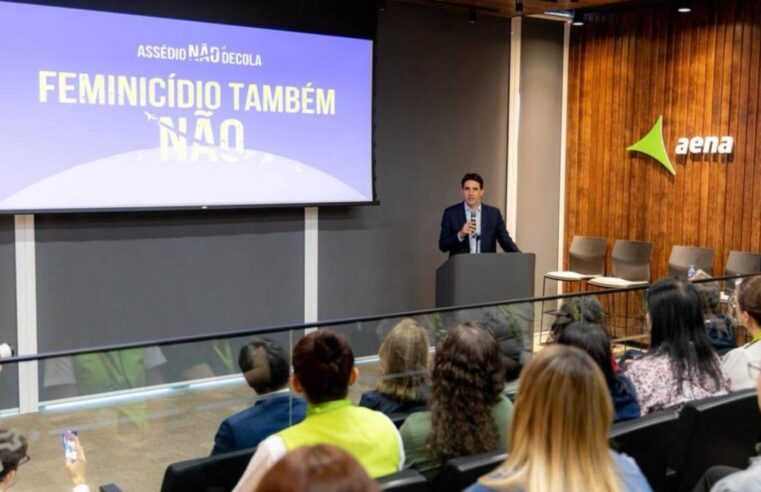 Campanha nacional leva combate ao feminicídio para aeroportos brasileiros