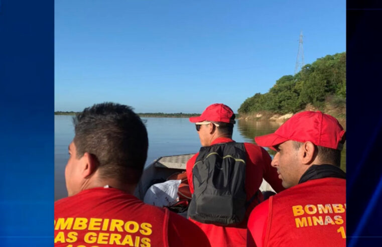 Bombeiros resgatam corpo de vítima de afogamento