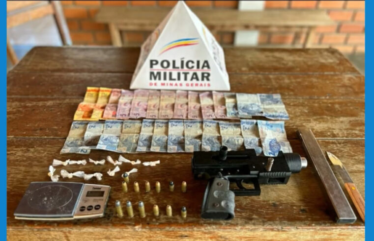 Sistema Olho Vivo flagra homem praticando crime de tráfico de drogas