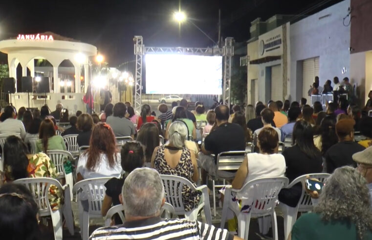 Januária em rede nacional com a estreia da novela do SBT