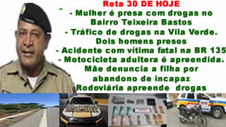 Muitas ocorrências no Rota 30 de hoje!
