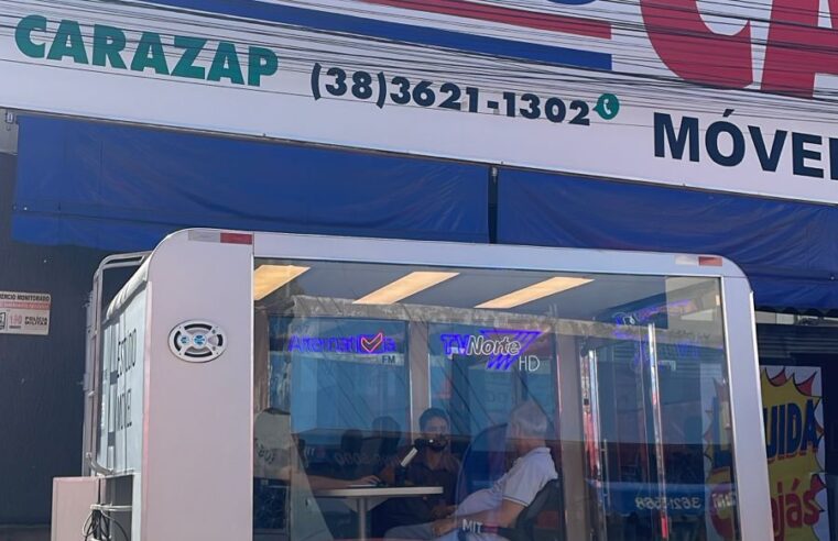 Estúdio Móvel nas Lojas Carajas! Super queimão hoje!