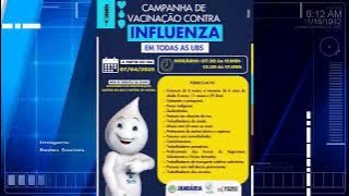 Campanha de vacinação contra a gripe começou