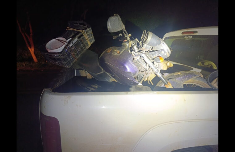 Policia Militar apreende moto em São Francisco