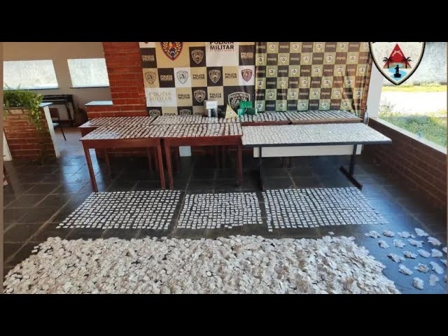 PM realiza apreensão gigante de drogas