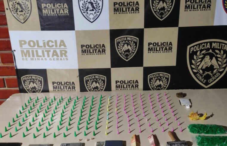 Drogas apreendidas no Bairro Brasilina
