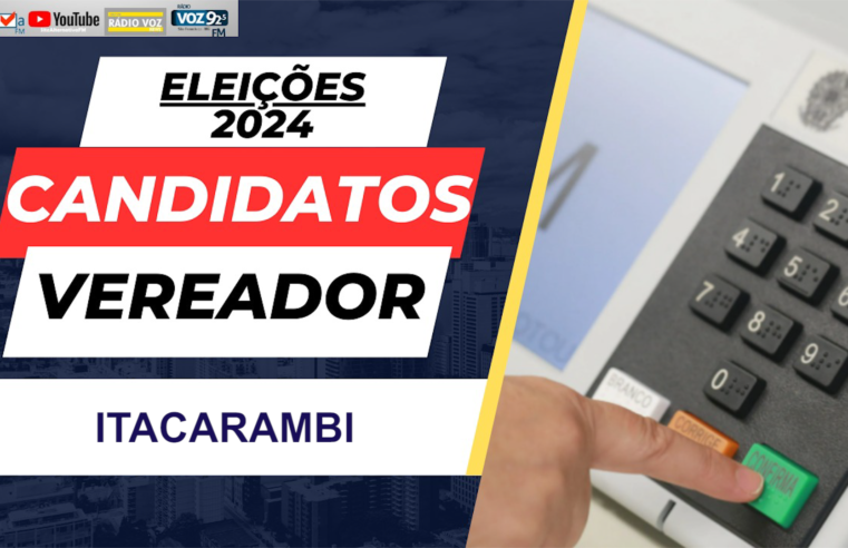 Confira os candidatos a vereador de Itacarambi