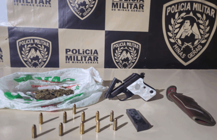 Ações da PM em vila da cidade. Líder do tráfico é preso e arma apreendida