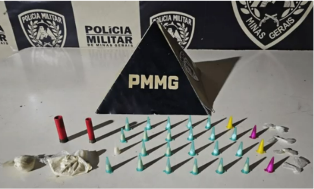 PM no combate ao tráfico de drogas. Três pessoas presas
