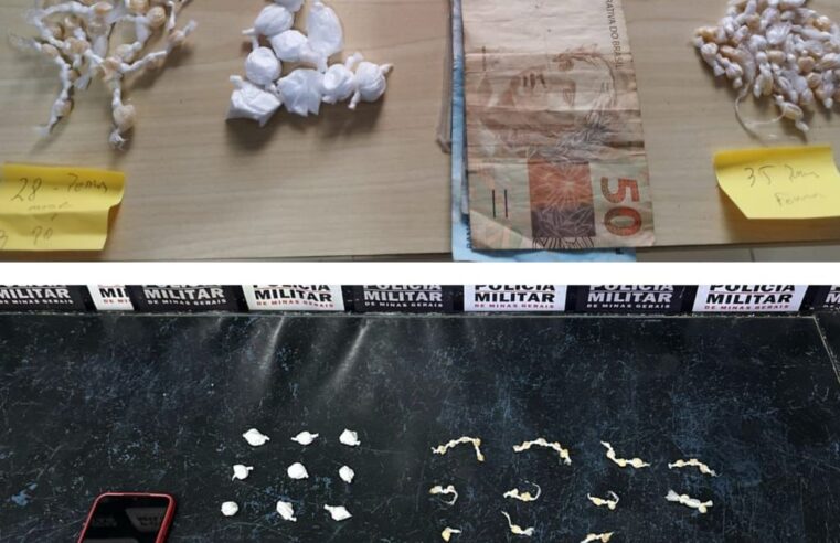 Jovem de 19 Anos detido com drogas na Vila Viana