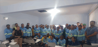 Palestra da PM para colaboradores da Copasa