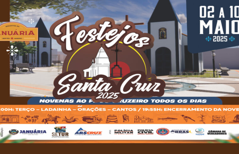 Programação dos Festejos da Santa Cruz. Confira as atrações aqui!