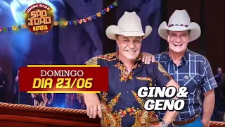 Hoje, domingo, tem Gino e Geno em São João das Missões