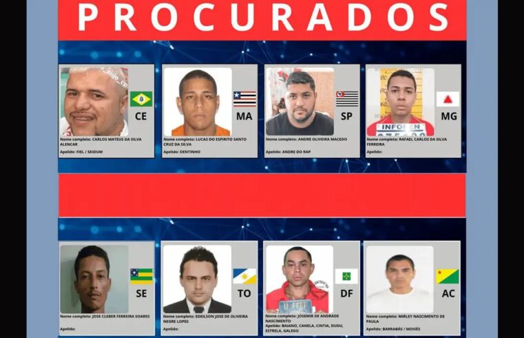 Governo lança site com lista nacional dos foragidos mais perigosos