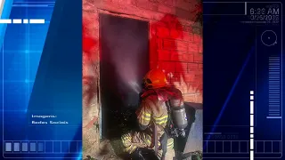 Incêndio atinge imóvel em Pedras de Maria da Cruz