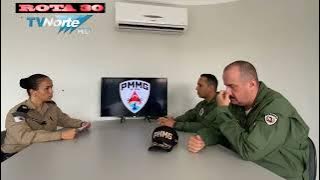 Entrevista com o Major Rodrigo sobre a atuação do Comando de Aviação do Estado em nossa região