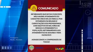 Cad Único. Bolsa família sem atendimento nesta sexta-feira