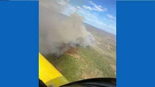 Grande incêndio na vereda do Rio Peruaçu é controlado