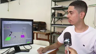 Estudante do IFNMG devolve projeto na área da robótica
