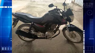 Moto suspeita de clonagem é apreendida