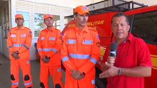 Bombeiros em Januária salvam vida de idosa ao engasgar com Beiju