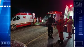 Samu socorre seis vítimas de acidente perto de Jaíba