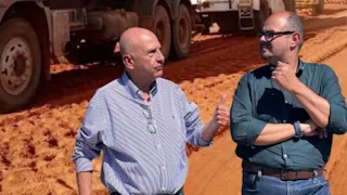 Pavimentação da MG 402 entre Pintópolis e Urucuia segue em rítmo acelerado