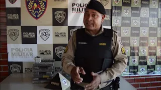 Policial conta como foi a apreensão de cerca de 30 quilos de maconha
