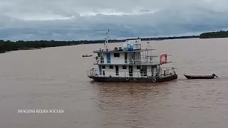 Chegada histórica do barco laboratório Opará ao cais de São Francisco