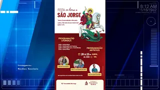 Missa abre festa em dedicação a São Jorge