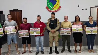 PM realiza entrega das Placas da Rede de Comerciantes Protegidos