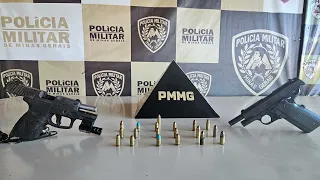 Suspeito de 33 anos é preso por porte ilegal de arma de fogo, em Januária