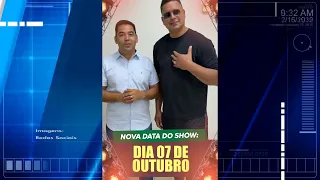 Prefeito e Xandy Harmonia alinham nova data de show