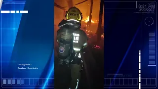 Incêndio de grandes proporções destrói marcenaria no Centro de Januária