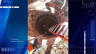 Filhote de cachorro é resgatado de cisterna de 8 metros de profundidade