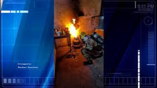 Incêndio em residência é controlado após vazamento de gás