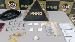 No momento da abordagem suspeito tenta fugir, mas é contido