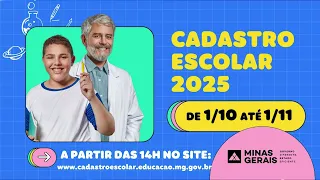 Começou o Cadastramento Escolar na rede estadual