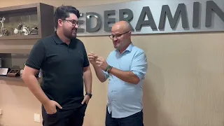 Presidente da CDL de Januária participa de evento da FEDERAMINAS