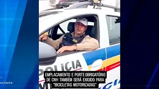 Morador de São Francisco pede ação contra bicicletas motorizadas