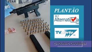 PM apreende submetralhadora .40 de alto poder de fogo