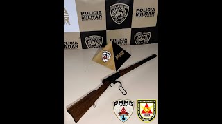 Apreensão de carabina de grosso calibre em Januária