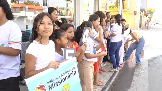 IAM realiza ação de evangelização em vias publicas de Januária