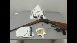 Estava com duas armas de fogo em Itacarambi