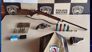 PM prende suspeito de homicídio em Bonito de Minas