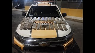 PRE mostra como apreendeu grande quantidade de drogas em rodovia