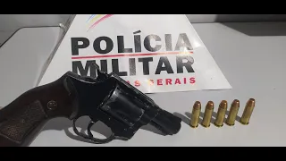 Homem preso com arma de fogo na Praça Santa Cruz