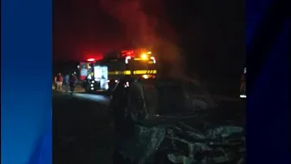 Incêndio consome veículo em Januária